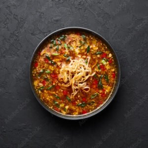 Indo-Chinese Manchow with Noodles